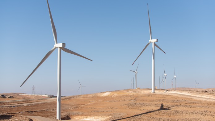 Windfarm in the desert