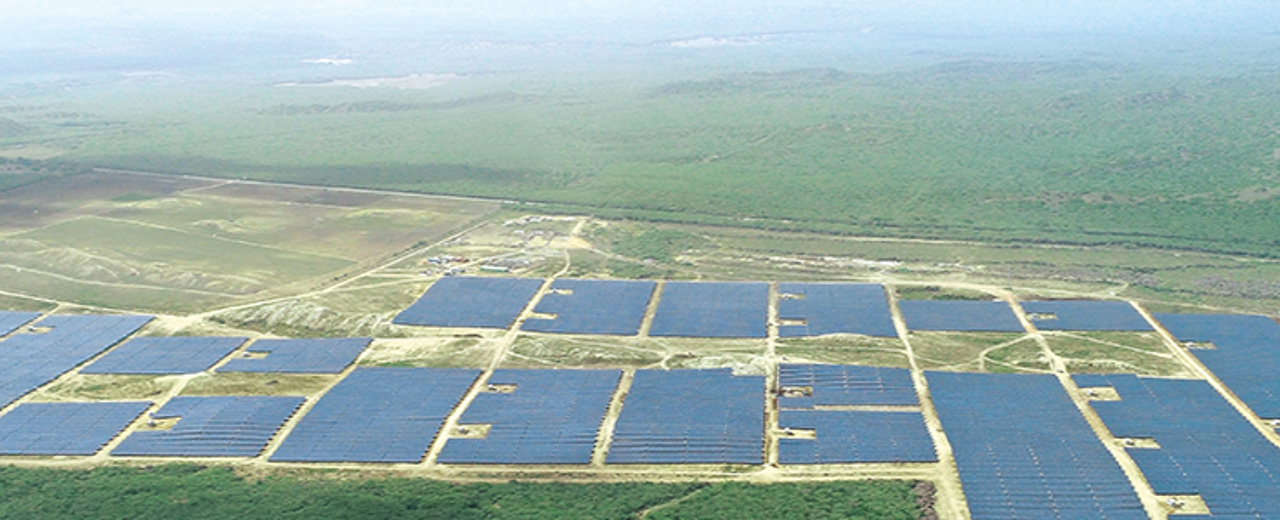 Solarpark Montecristi in der Dominikanischen Republik, Karibik