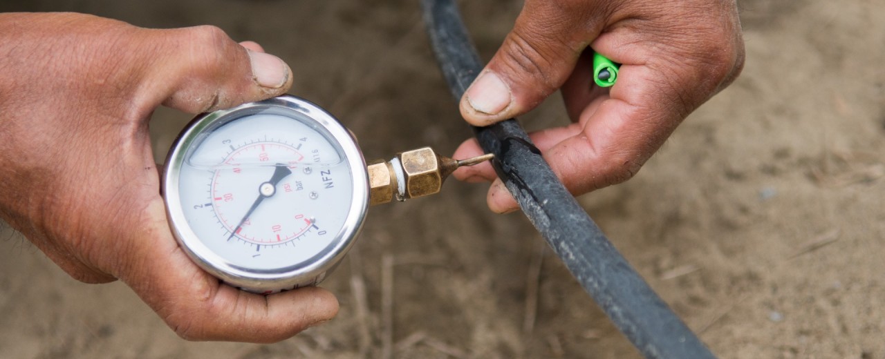 Conserving resources - drip irrigation in Peru